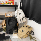 Women Boy Backpack High Female Student College School Bag Teenage Girls Laptop