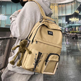 Women Boy Backpack High Female Student College School Bag Teenage Girls Laptop