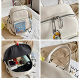 Women Backpack Large Capacity Wide Strap Female Shoulder Bag