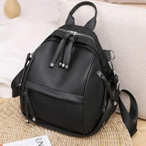 Female Backpack Multifunction PU Leather School Shoulder Bag Travel Bag E602