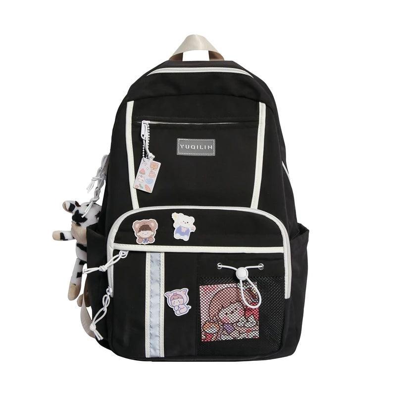 Japanese High School Student Backpack Large Capacity