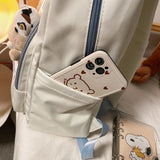 Japanese High School Student Backpack Large Capacity