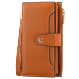 Women's Long Leather Clutch Purse Cellphone Bag Coin Wallet