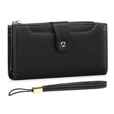 Women's Long Leather Clutch Purse Cellphone Bag Coin Wallet