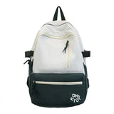 Women Embroidery Letters School Bags Casual Travel Backpack Bags