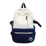 Women Embroidery Letters School Bags Casual Travel Backpack Bags