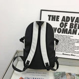 Women Embroidery Letters School Bags Casual Travel Backpack Bags