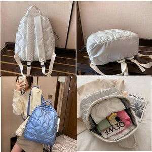 Winter Down Female Backpack Ladies Backpacks High Travel Bags