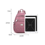 Women's Mini Plaid Backpack Shoulder Bag