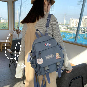 Small Fresh Waterproof Schoolbag for Teenagers Women