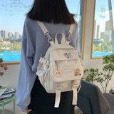 Small Fresh Waterproof Schoolbag for Teenagers Women