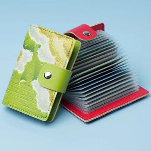 Oil Painting Card Bag High-Grade Large Capacity Wallet 01-WL