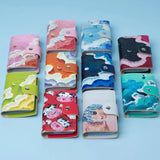 Oil Painting Card Bag High-Grade Large Capacity Wallet 01-WL