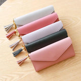Women Wallets Long Clutch Bag with Heart Pendant