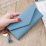 Love Tassel Buckle Wallet Women's Long Student Wallet