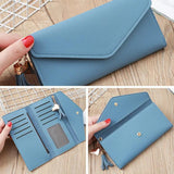 Love Tassel Buckle Wallet Women's Long Student Wallet