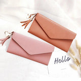 Love Tassel Buckle Wallet Women's Long Student Wallet