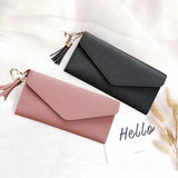 Love Tassel Buckle Wallet Women's Long Student Wallet
