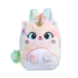Girls Soft Cartoon Tie Dyed Kindergarten Kids School Bags Small