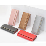 Women Laser Sequin Wallet Dinner Clutch Mobile Phone Bag Long