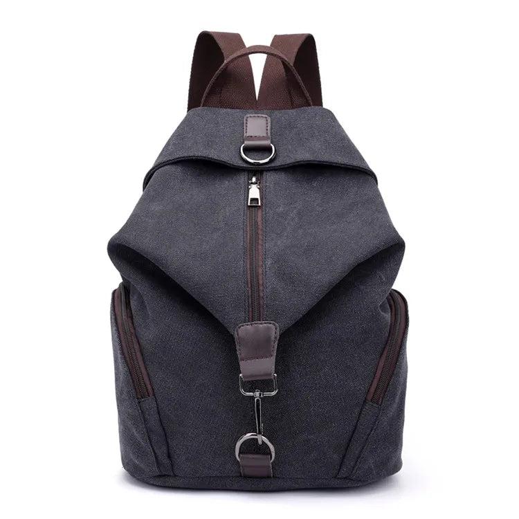 High Women Backpack Canvas Backpacks Girls Female Rucksack School Shoulder