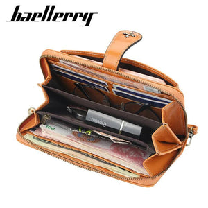 Oil Wax Leather High Handbag Large Capacity Clasp Women's Bag