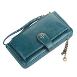 Oil Wax Leather High Handbag Large Capacity Clasp Women's Bag