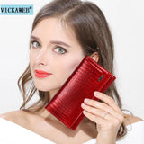 Short Women Leather Wallet Female with Ziper