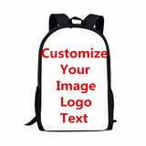 Game Cuphead Cartoon Pattern School Bag for Kids