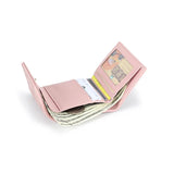 Small Leather Ladies Wallet Short Purse Porte Feuille Femme Wallet