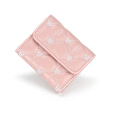 Small Leather Ladies Wallet Short Purse Porte Feuille Femme Wallet