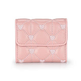 Small Leather Ladies Wallet Short Purse Porte Feuille Femme Wallet