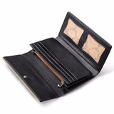 High Leather Women Wallets Long Hasp Wallet Ladies Clutch Bag Purse