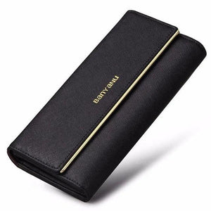 High Leather Women Wallets Long Hasp Wallet Ladies Clutch Bag Purse