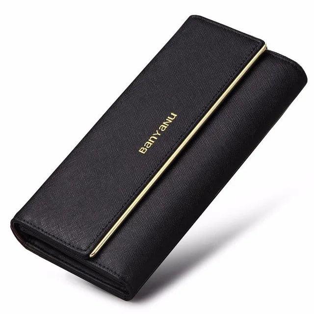 High Leather Women Wallets Long Hasp Wallet Ladies Clutch Bag Purse