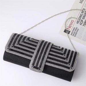 Rhinestone Party Evening Clutch Wedding Shoulder Bag