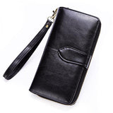 Women Leather Wallet Long Clutch Purse Large Capacity Coin Bag Wallets