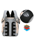 Diaper Bag Backpack with Bassinet Folding Crib, Large Capacity Mummy Bag