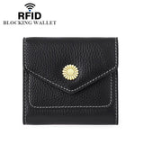 RFID Anti Theft Women's Leather Wallet