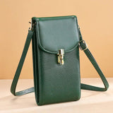 Women's Long Phone Bag Multi-function Messenger Large Capacity Wallet