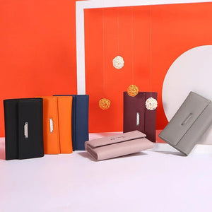 Women's Short Wallet College Wind Multi-Card Ladies Wallet PU