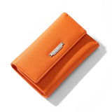 Women's Short Wallet College Wind Multi-Card Ladies Wallet PU
