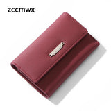 Women's Short Wallet College Wind Multi-Card Ladies Wallet PU