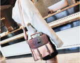 Mini Sequins Girls Backpack Sweet Girl Shoulder Bag High PU Leather Women Bag