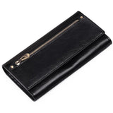 RFID Leather Long Wallet for Women