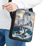 Kids School Bag Horse Pattern Messenger Bag
