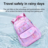 Girls Schoolbag Gradient Print Large Capacity School Backpack