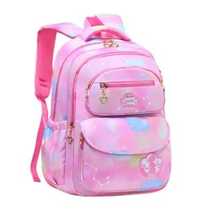 Girls Schoolbag Gradient Print Large Capacity School Backpack