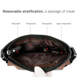 Peaker Business Men's Crossbody Shoulder Bag Handbag PU Leather Messenger Bag
