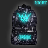 Thunderdome Luminous Backpack Boys Girls School Backpack